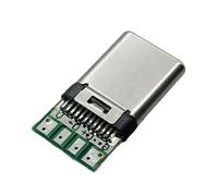 Laikoutd Prises réversibles de Type C Connecteur/Prise de Type C pour Smartphones, tablettes, Ordinateurs Portables, éliminant Les problèmes de Connexion des appareils, Prise métallique