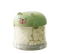 Laikoutd Space Saving Tiered Pet Treats Storage Box with Tight Cover for Dry Food and Accessories Container Holder Pet Storage Container