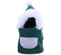 Laikoutd Sweat À Capuche Oiseau Père Noël Costume De Drôle pour Petit Animal Compagnie Vêtements Perroquet Vêtements d'hiver Perruche Calopsitte Perruches Perroquets