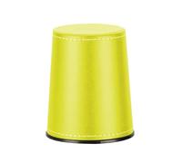 Laikoutd Tasse À Dés en Cuir PU La Mode Shaker Intérieur en Flanelle Fournitures De Fête De Jeu pour Pubs Silencieux Tasse Silencieuse Facile Utiliser