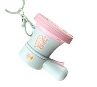 Laikoutd Vintage Styles Turntables Key Holder Keychains with Portable Music Box Feature for Unique Accessories Relaxing Music Keychains