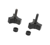 Laikoutd Vis de Remplacement à tête moletée en Aluminium, 2 pièces, pour Photo et vidéo, Installation Rapide, Accessoires d ' équipement de Photographie, vis à Pouce