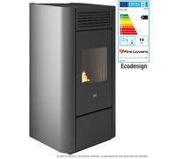 Laila 14kW Poêle à granulés rouge