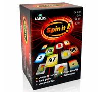 Lailus Spin it! | Jeu de Cartes Rapide et Dynamique | Famille et Adolescents | 2-8 Joueurs | Dès 10 Ans | Système d'Intensité | Jeu de Société | Parties 15 Min.