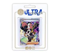 Laïm 221/197 Full Art Secrète - Ultraboost X Écarlate et Violet 03 Flammes Obsidiennes - Coffret de 10 Cartes Pokémon Françaises