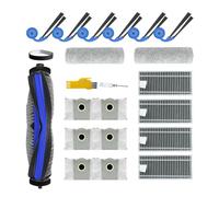 Laimaiou Accessoires pour ECOVACS DEEBOT X9 Pro Omni / X9 Pro robots aspirateurs 20 paquets 1 brosse principale, 4 filtres, 6 brosses latérales, 2 serpillières à rouleau, 6 sacs, 1 bande de protection