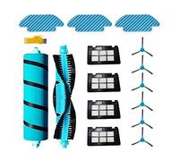 Laimaiou Kit d'accessoires de Remplacement pour Cecotec Conga 5090 5490 4690 Ultra 4490 4090 6090 Ultra 7090 IA Robot Aspirateur 15 Packs Rouleau Brosse & Filtre & Brosse Latérale & Vadrouille
