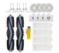 Laimaiou Kit d'accessoires pour aspirateur robot ECOVACS DEEBOT T20 OMNI T20e Omni Pièces de rechange 20 paquets 2 brosses roulantes, 4 filtres, 6 brosses latérales, 4 serpillières, 4 sacs à poussière