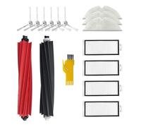 Laimaiou Kit d'accessoires pour roborock Q8 Max Q8 Max+ Q5 Pro Q5 Pro+ Robot aspirateur Pièces de rechange 15 paquets 1 jeu de brosses roulantes, 4 filtres, 6 brosses latérales, 3 serpillières