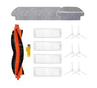 Laimaiou Kit d'accessoires pour Xiaomi Mi Robot Vacuum-Mop 2S S12 Xiaomi Mi Robot Vacuum-Mop P Robot Aspirateur 15 Paquets 1 Brosse Principale, 4 filtres, 6 brosses latérales, 4 Chiffons