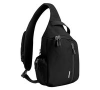 LAIMEIWEE Sac Banane Crossbody, Sac Poitrine avec Blocage RFID et Sangle Stabilisatrice Réglable, Sac d'Épaule Léger, Sac EDC Compact Résistant à l’Eau pour Voyage, Randonnée, Activités en Plein Air