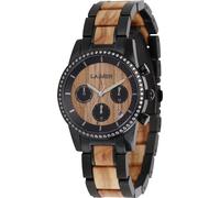 Laimer 0135 Montre dame en bois Klara Quartz Bracelet en bois d'olivier Ø 36 mm