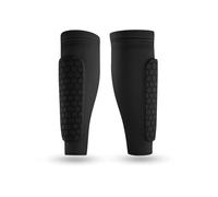 Laimer Protège-tibias pour enfants Accessoires de sport résistants aux chocs Protège-tibias pour adultes, enfants (noir, L)