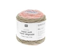 Laine à chaussette Socks Super Soft Super Dégradé 4 fils - Rico Design 01 multicolore Pastel - 01 multicolore Pastel 01 multicolore Pastel