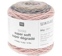 Laine à chaussette Socks Super Soft Super Dégradé 4 fils - Rico Design(...) - 02 Rose Dusty 02 Rose Dusty G