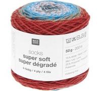 Laine à chaussette Socks Super Soft Super Dégradé 4 fils - Rico Design(...) - 03 Rouge Modern 03 Rouge Modern