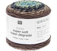 Laine à chaussette Socks Super Soft Super Dégradé 4 fils - Rico Design(...) - 05 Marron Ethno 05 Marron Ethno