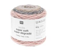 Laine à chaussette Socks Super Soft Super Dégradé 4 fils - Rico Design
