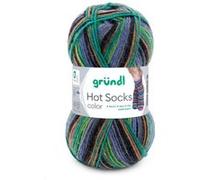 Laine à chaussettes à tricoter HOT SOCKS COLOR - Grundl - certifiée Oeko-Tex(...) - 405 Multicolore 405 Multicolore G