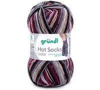 Laine à chaussettes à tricoter HOT SOCKS COLOR - Grundl - certifiée Oeko-Tex(...) - 408 Multicolore 408 Multicolore G