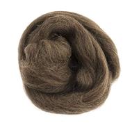 Laine à feutrer naturelle, 10g, Brun clair