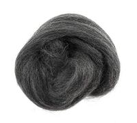 Laine à feutrer naturelle, 10g, Gris chiné