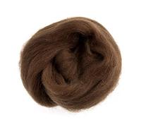Laine à feutrer naturelle, 10g, Marron Fudge