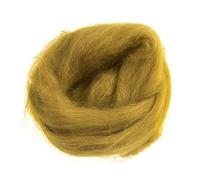 Laine à feutrer naturelle, 10g, Moutarde