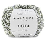 Laine à paillettes Katia Bereber couleur 70, 50 g de laine pailletée pour tricot ou crochet