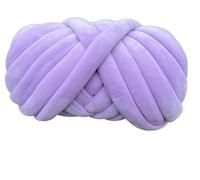 laine à tricoter 1 kg (1000 g) de laine super velours épaisse et volumineuse, en sachet blanc, idéale for le tricot à la main, les loisirs créatifs, couvertures douces tapis(Taro flour 1KG)