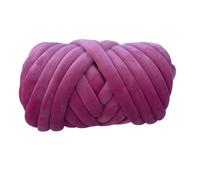 laine à tricoter 1 kg (1000 g) de laine super velours épaisse et volumineuse, en sachet blanc, idéale for le tricot à la main, les loisirs créatifs, couvertures douces tapis(Dark Pink 1KG)