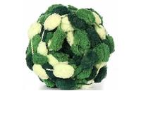 laine à tricoter 130 g/lot de laine à pompons couleurs variées for chapeaux, poupées, gants et couvertures petit prix. Pelote for tricot(11 Colourful Green)