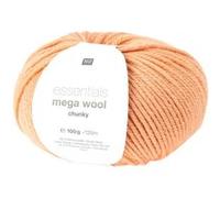 Laine à tricoter Essentials MEGA WOOL Chunky - 100GR - RICO Design(...) - 04 Rose 04 Rose