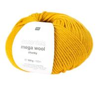 Laine À Tricoter Essentials Mega Wool Chunky - 100gr - Rico Design 06 Jaune Jaune