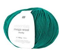 Laine à tricoter Essentials MEGA WOOL Chunky - 100GR - RICO Design(...) - 11 Vert 11 Vert