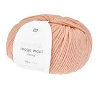 Laine à tricoter Essentials MEGA WOOL Chunky - 100GR - RICO Design(...) - 33 Abricot 33 Abricot G