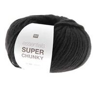 Laine à tricoter Essentials SUPER Chunky 50 gr - RICO Design(...) - 10 Noir 10 Noir G