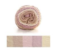 Laine à Tricoter Fils for tricoter et Crochet, fil teint par Segment arc-en-ciel, laine à 5 brins, chapeau tricoté fait à la main, bricolage(17)