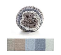 Laine à Tricoter Fils for tricoter et Crochet, fil teint par Segment arc-en-ciel, laine à 5 brins, chapeau tricoté fait à la main, bricolage(23)