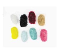 Laine abrasive 8 mini pelotes et 2 crochets Idéal pour éponge