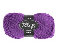 Laine acrylique - Luxe - 3 brins - Violet - 22 mailles x 26 rangs - Aiguille n°4
