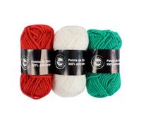Laine Assortiment De Couleurs De Noel 4 Pièces - Megacrea Diy