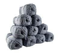 Laine AZURITE Distrifil - Sachet de 10 pelotes 3072 Gris bleu