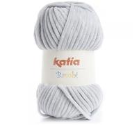 Laine BAMBI velours, Katia 325 Gris clair