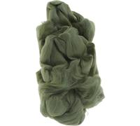 Laine cardée, 50 g Vert antique