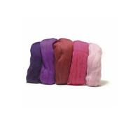 Laine cardée Mérino de 10 g 5 couleurs