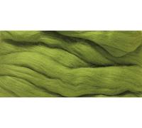 Rayher Laine cardée Mérinos Vert moyen 50 g