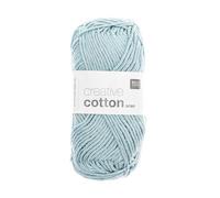 Laine " Creative cotton Aran" - bleu ciel 32