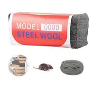Laine D'acier, 1 Pièce 100g 0000 Laine D'acier, Facile à Couper, Nettoyer les Stores en Plastique, pour Entretien et Finition du Verre, Métal, Pierre, pour les Pièces, les Garages et les Jardins