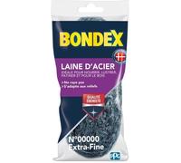 BONDEX - Laine d'Acier Qualité Ébéniste - Ne Raye pas - Idéal pour Nourrir, Lustrer le Bois - 150g -